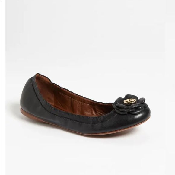 Tory Burch Shelby' flower Flat - Picture 3 of 11